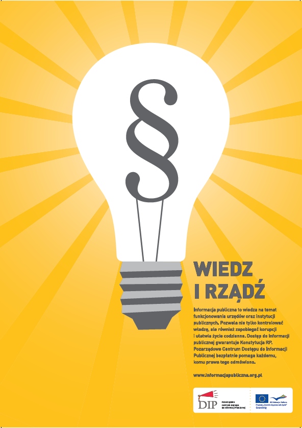 plakat z żarówką plakat z żarówką